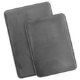thumbnail image 3 of Set of 2 Small Clara Clark Bath Mat Bathroom Rug - Absorbent Memory Foam Bath Rugs - Non-Slip, Thick, Cozy Velvet Feel Microfiber Bathrug, Plush Shower, Toilet- Floor Bathmats Carpet - Gray - 17"x24", 3 of 6