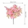 thumbnail image 2 of THOPBPRK 11.8 Inch Halloween Artificial Flowers Faux Pumpkin Stems Autumn Fall Floral Picks for Fall Home Decor DIY Arrangements Thanksgiving Table Centerpiece Festival Decorations, 1Pack E, 2 of 7
