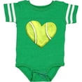 thumbnail image 3 of Inktastic Tennis Ball in Heart Boys or Girls Baby Bodysuit, 3 of 5