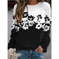 thumbnail image 3 of Sudadera con capucha floral para mujer, sudaderas con capucha kawaii a la moda para mujer, sudaderas con capucha de plantas y flores, abrigos con capucha de primavera, blusas para niña Y2k, 3 of 5