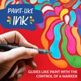 thumbnail image 4 of Sharpie Creative Markers, Water-Based Acrylic Markers, Brush Tip, Assorted Colors, 2 Count, 4 of 9
