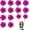 Colorful+Pink, variant on 12 PCS pom poms Cheerleading,13.8inch Sports Team Spirits Cheering Squad Dance Training with Finger Rings