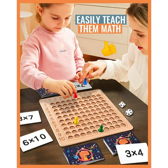 Wizz Math- Wooden Montessori Education Board Game (Addition)