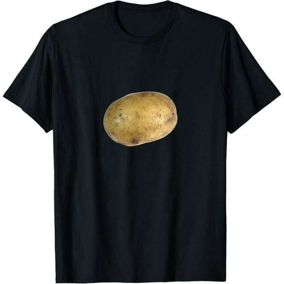 Real Potato Photo Funny Starchy Vegetable Side Dish Novelty T-ShirtMen's and women's short-sleeved pure cotton shirts