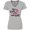 Athletic Heather, variant on Inktastic Breast Cancer Awareness Her Fight is our fight Women's V-Neck T-Shirt