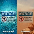 thumbnail image 4 of (2 Pack) Do Not Enter Warehouse Personnel Only Sign, 4 of 6