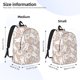 thumbnail image 2 of Balery Retro Hippie Groovy Easter bunny Mochila Clásica Impresa Básica para Viaje, Mochila Escolar Resistente al Agua, Mochila de Lona con Correas Ajustables-Medium, 2 of 5