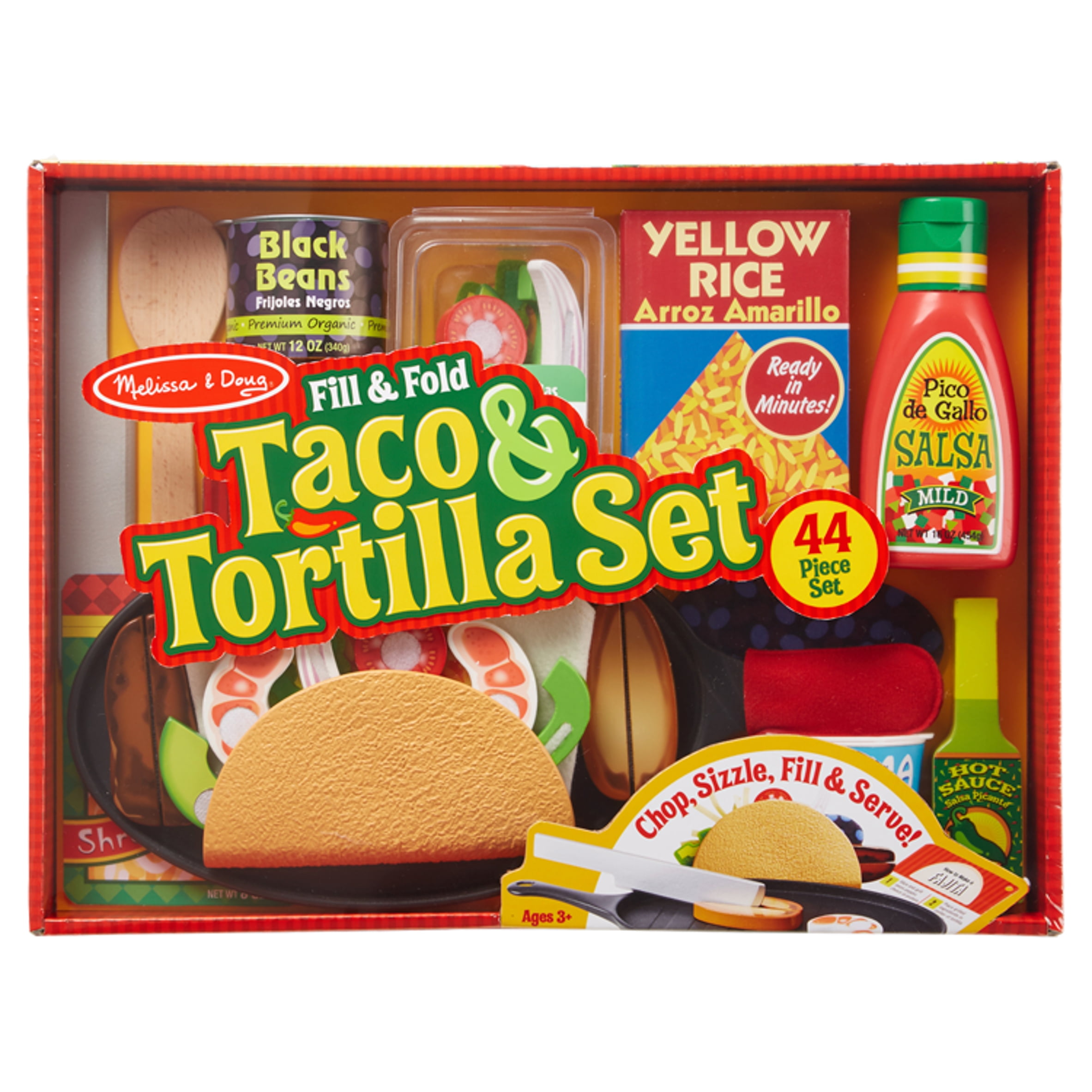 Melissa \u0026 Doug Taco \u0026 Tortilla Set EA 