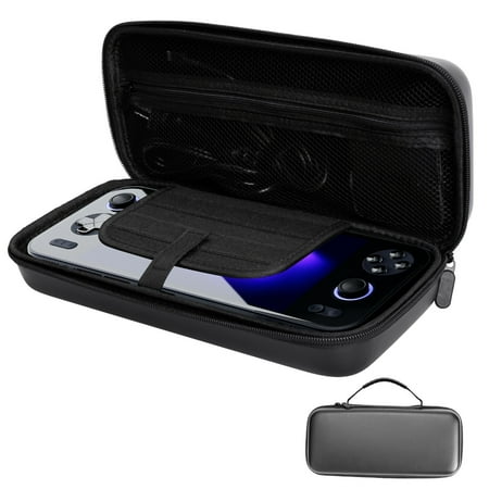Gieenan Travel Friendly Sleeve PU Protective Bag Portable Carrying Case Large Capacity Storage Bag Suitable for AYANEO Pocket S