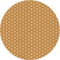 thumbnail image 1 of Ahgly Company Indoor Round Patterned Cantaloupe Orange Area Rugs, 6' Round, 1 of 1