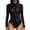 N81-Black, variant on NAFUU Women Lace Bodysuit Jumpsuit See Through Mesh Neck Long Sleeve Jumpsuit Bodysuits Clubwear Stretchy Slim Fit Bodysuit Leotard Tops Leisure Sleepwear