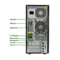 thumbnail image 4 of Restored Lenovo Desktop Computer MT Core i5 CPU 16GB Ram, 480GB SSD, Keyboard & Mouse, WiFi, Bluetooth, DVD, Win10 Pro PC (Refurbished), 4 of 12
