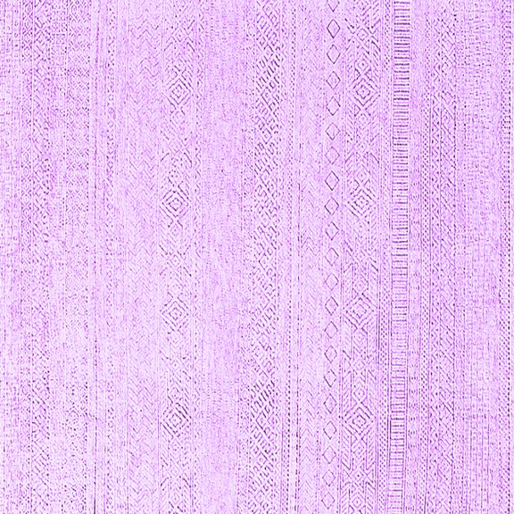 Ahgly Company Indoor Square Solid Purple Modern Area Rugs, 3' Square