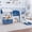 Playhouse&Slide Blue & White, variant on Vipuse 9 in 1 Indoor Infant Toddler Playground Slides Playset for Backyard Home, Yellow & Green