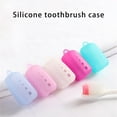 thumbnail image 6 of 10Pcs Portable Toothbrush Protector Caps Dustproof Design Soft Silicone Brush Head Covers for Travel Home Use, 6 of 9
