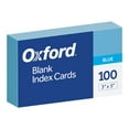 thumbnail image 2 of Oxford - Index card -  - blue - plain (pack of 100), 2 of 6