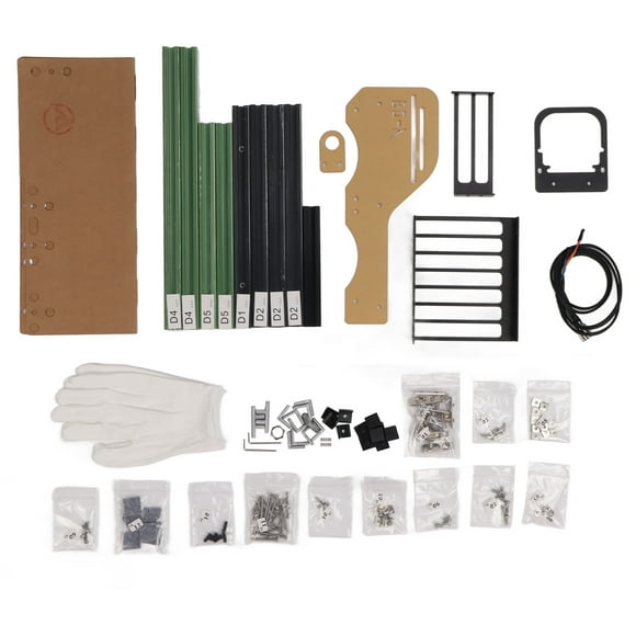 Bastidor de Caja para Placa Base de Computadora de Bricolaje, Chasis de Marco Abierto Soporte de PC de aluminio compatible con Atx M ATX ITX 7 Ranuras PCI Soporte apilable HDD