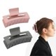thumbnail image 1 of Hair Claw Clips, Hair Accessories for Women and Girls Thin Hair, Strong Hold Hair Clip (3.5 inch, Matte Gray+ Light Pink), 1 of 4