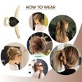 thumbnail image 5 of Clip de garra cruzada, clip de pelo antideslizante, accesorios de garra de pelo mate, clip de garra para mujeres y niñas, 5 of 5