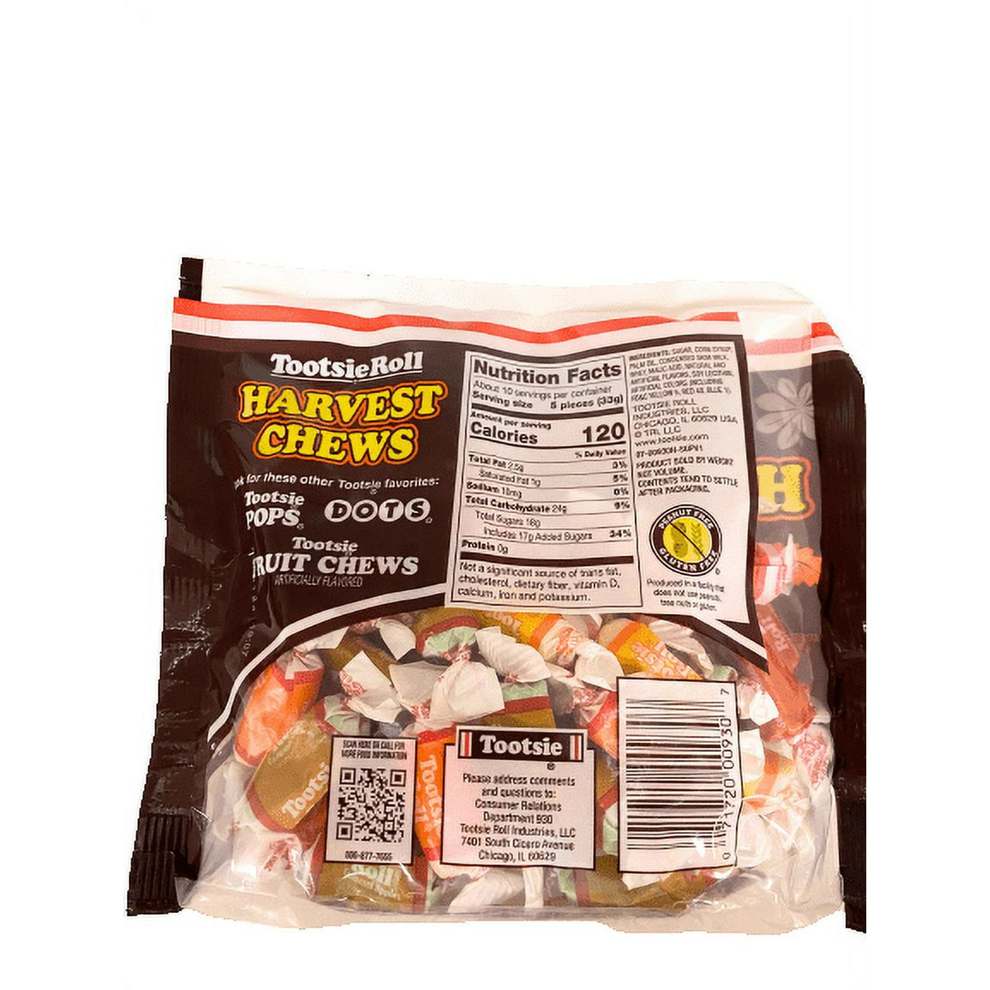 Tootsie Rolls Harvest Chews 11.5oz - New Halloween Candy