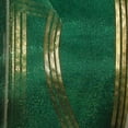 thumbnail image 2 of The Ribbon People Hunter Green and Gold Edge Craft Ribbon 2" x 33 Yards, 2 of 2