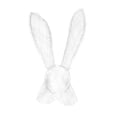 thumbnail image 4 of TABLETREANDS 1Pc White Rabbit Ear Party Hair Hoop Lightweight Lace Headband for Cosplay Performance Decoration, 4 of 6