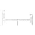 thumbnail image 5 of Metal Bed Frame White Full Size with Footboard, 39.4x78.7in Steel Platform Bed, 5 of 8