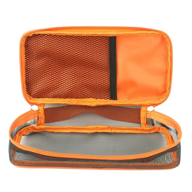 Bolsa de Almacenamiento de Cubiertos para Acampar Organizador con Cremallera Utensilios de Cocina Cola Caja de almacenamiento de cubiertos
