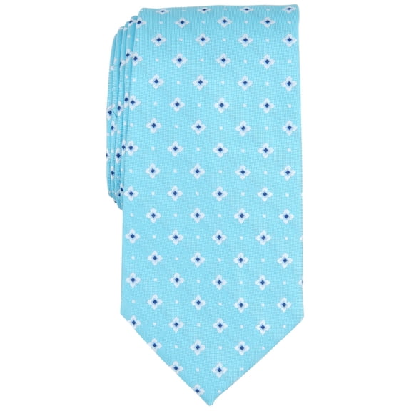 Club Room Mens Tie Necktie One Size Blue Floral