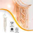 thumbnail image 2 of Yuarrent Atrapasueños de luna creativa, decoración colgante de pared con borlas, atrapasueños bohemio hecho a mano para el hogar, adornos para Almacenamiento y organización del hogar Yuarrent HA023522-00, 2 of 6