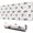 White Cow Colorful, variant on Long Mouse Pads for Desk,White Cow Colorful Moo Pattern Desk Mats on Top Of Desks, Desk Mouse Pad Extra Large with 3mm Non-Slip Base and Stitched Edge for Gaming,Office,Work,Home 31.5"x11.8"