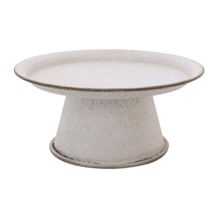 

8 x 3.5 Ivory White Metal Tray