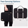 thumbnail image 5 of Aisboks Black Laptop Sleeve 16''-17.3'',Zipper Laptop Bag,17''Laptop Case Compatible with HP,LG,Dell,Lenovo,Asus,Acer Notebook,Shockproof Soft Padded Cover Carrying Computer Bag, 5 of 7