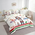 thumbnail image 2 of Manfei Ballet Dancer Twin Bedding Sets 7-Piece,Christmas Festival Bedding Comforter Set,Cartoon Nutcracker Soldier Sheet Sets For Girls,,Microfiber Bedroom Decor Reversible, 2 of 7