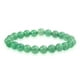 Semi Précieuse Aventurine Verte Perle Ronde Boule 8MM Empilage Bracelet Extensible pour les Femmes Hommes Adolescent Brin Unisexe – image 1 sur 4