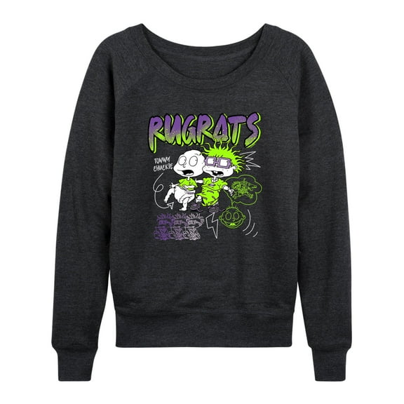 Rugrats - Tommy And Chuckie - Women's Lightweight French Terry Long Sleeve Shirt
