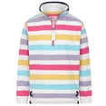 thumbnail image 1 of Lazy Jacks Boys/Girls Striped Quarter Zip Sweatshirt, 1 of 4