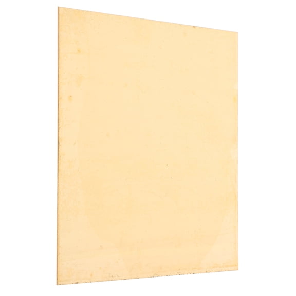 HOMEMAXS Brass Sheet For Diy Project Versatile Brass Plate Raw Construction Material Supply For Engraving Crafting Hobbyist Model