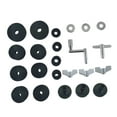 thumbnail image 4 of LeeQinersw 23 Pieces Attachment Cymbal s Washers Wing Nuts Cymbal Replacement , black,, 4 of 7