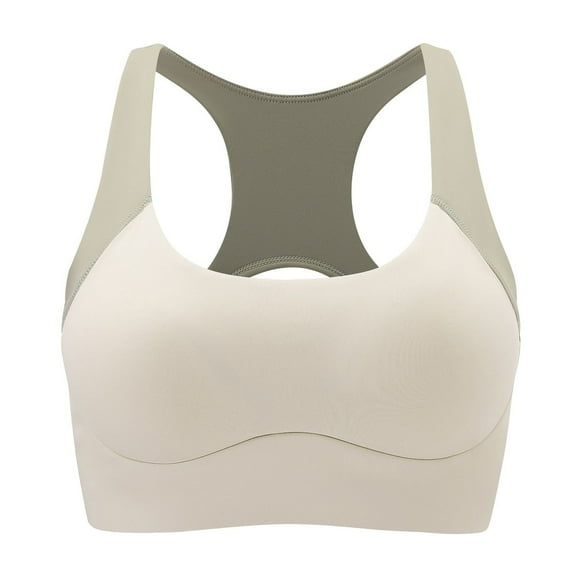 Liquidation 2025 Soutien-Gorge Femme Soutien-Gorge Sans Armatures Haut Camisole Respirant Coussinet de Poitrine Portant sous-Vêtements de Sport Dos en U Soutien-Gorge Liftant Lot de 1