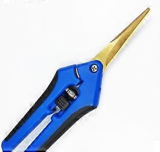 1 Packs Pruning Shears with Curved Blades Gardening Hand Pruning Snips Titanium Coated Precision Blades