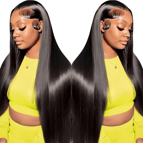 13x6 Lace Front Wigs Human Hair 200 Density Straight HD Lace Front Wigs Human Hair Pre Plucked 13x6 Lace Frontal Straight Human Hair Wigs for Women Glueless Wigs Human Hair Natural Color