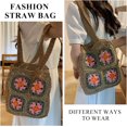 thumbnail image 2 of Kukuzhu Crochet Beach Bag, Summer Cute Straw Tote Bags Woven Beach Bag Knit Bags for Women Crochet Purse, 2 of 7
