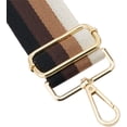 thumbnail image 3 of LAICAIW Grand Bandoulière, Sangle de Sac à Main Réglable Style Guitare avec Boucle Dorée Remplacement Tissé pour Sacs à Main (5CM) Couleur11, 3 of 5