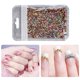 thumbnail image 3 of WDOplteas 1000pcs 3mm Mixed Nail Art Rhinestone Gorgeous DIY Manicure Charms (Oro), 3 of 9