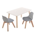 thumbnail image 1 of Mesa Rectangular Duduk 2 Sillas Frankfurt Gris Barniz, 1 of 2