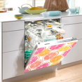 thumbnail image 2 of Yayeee Magnetic Dishwasher Cover for The Front Decoration Home Kitchen Machine Sticker Protector, Orange Grapefruit Slices, 2 of 6