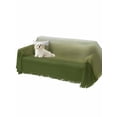 thumbnail image 2 of Sage Green Ombre Sofa Covers for 2-3 Cushion Couch L-Shaped Sectional, Modern Abstract Art Texture Washable Sofa Covers Slipcover for Living Room Furniture, Couch Cover Blanket 71"x134", 2 of 9