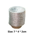 thumbnail image 2 of Moldes para tarta de huevo Wdftyju Papel de Aluminio Desechable 200 Uds, 2 of 5