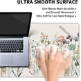 thumbnail image 5 of Cute Wild Flowers Mouse Pad XL Boho Aesthetic Floral Chic Plant Extended Table Mat 80X30cm Non-Slip Rubber Base Stitched Edge Large Mousepad for Desk Gaming Laptop Desk Top,31.5×11.8 Inch, 5 of 6